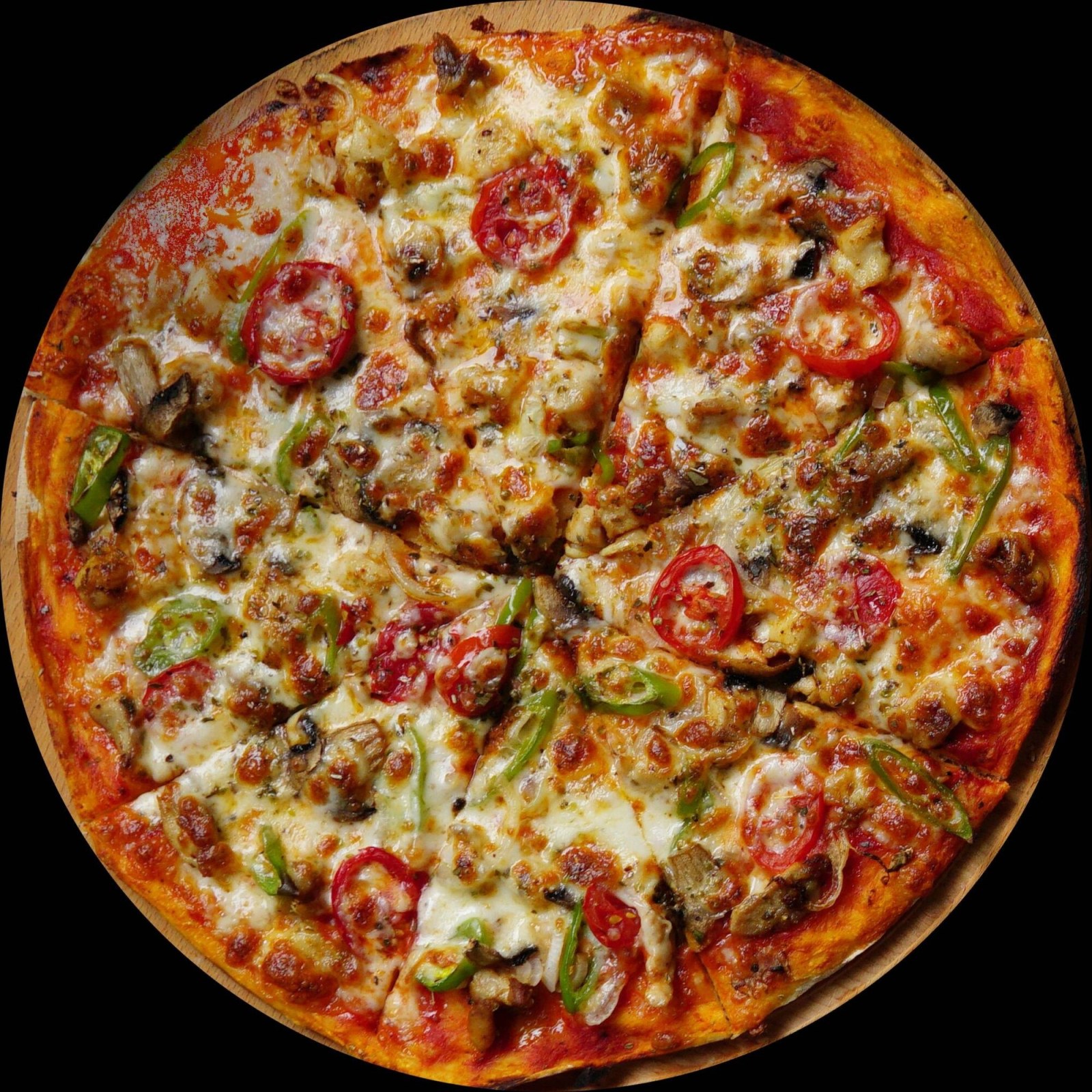 Tavuklu Pizza (Büyük)
