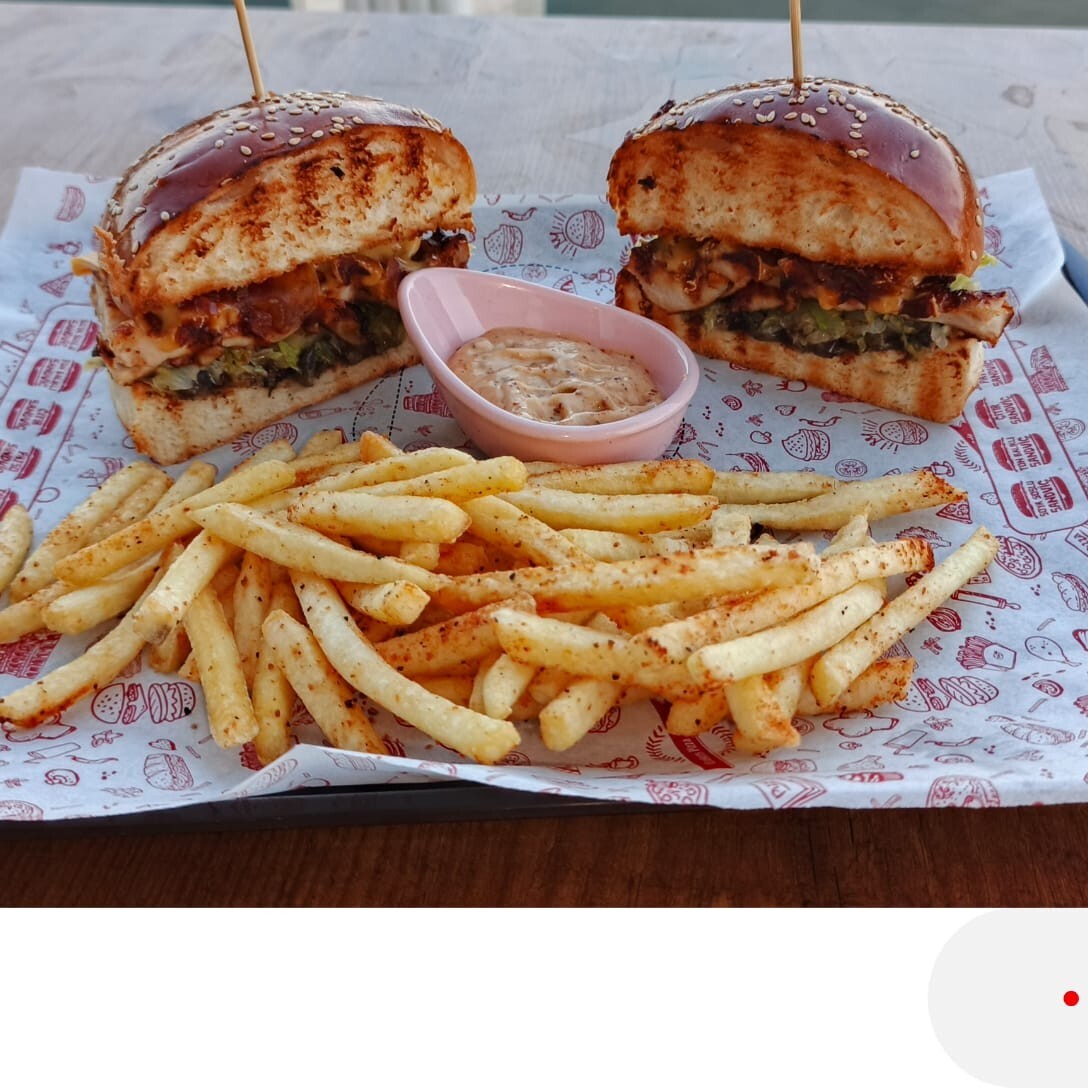 Mantar Chicken Soslu Burger