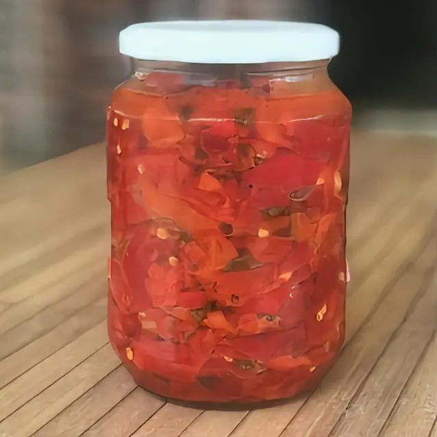 Közlenmiş Kapya Biber Sosu Kavanoz