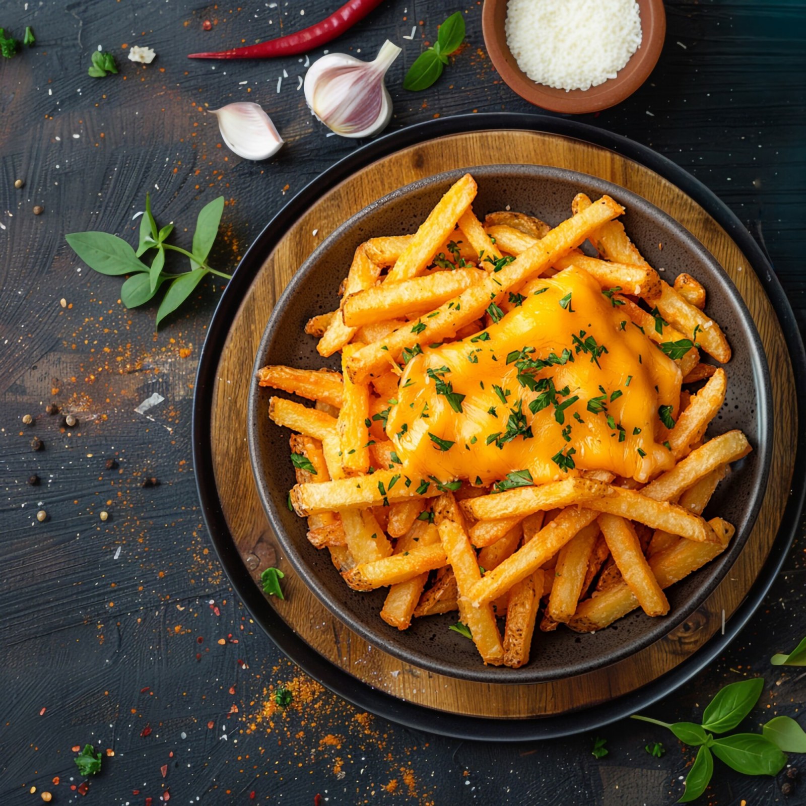 Cheddar Soslu Patates (150g)