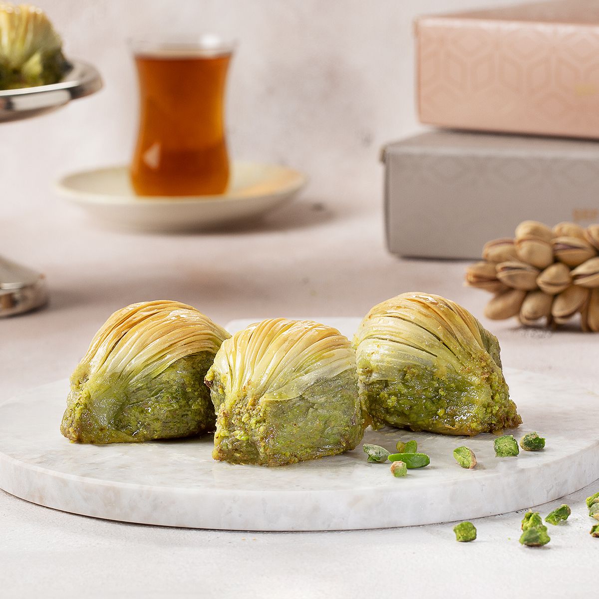 Fıstıklı Midye Baklava