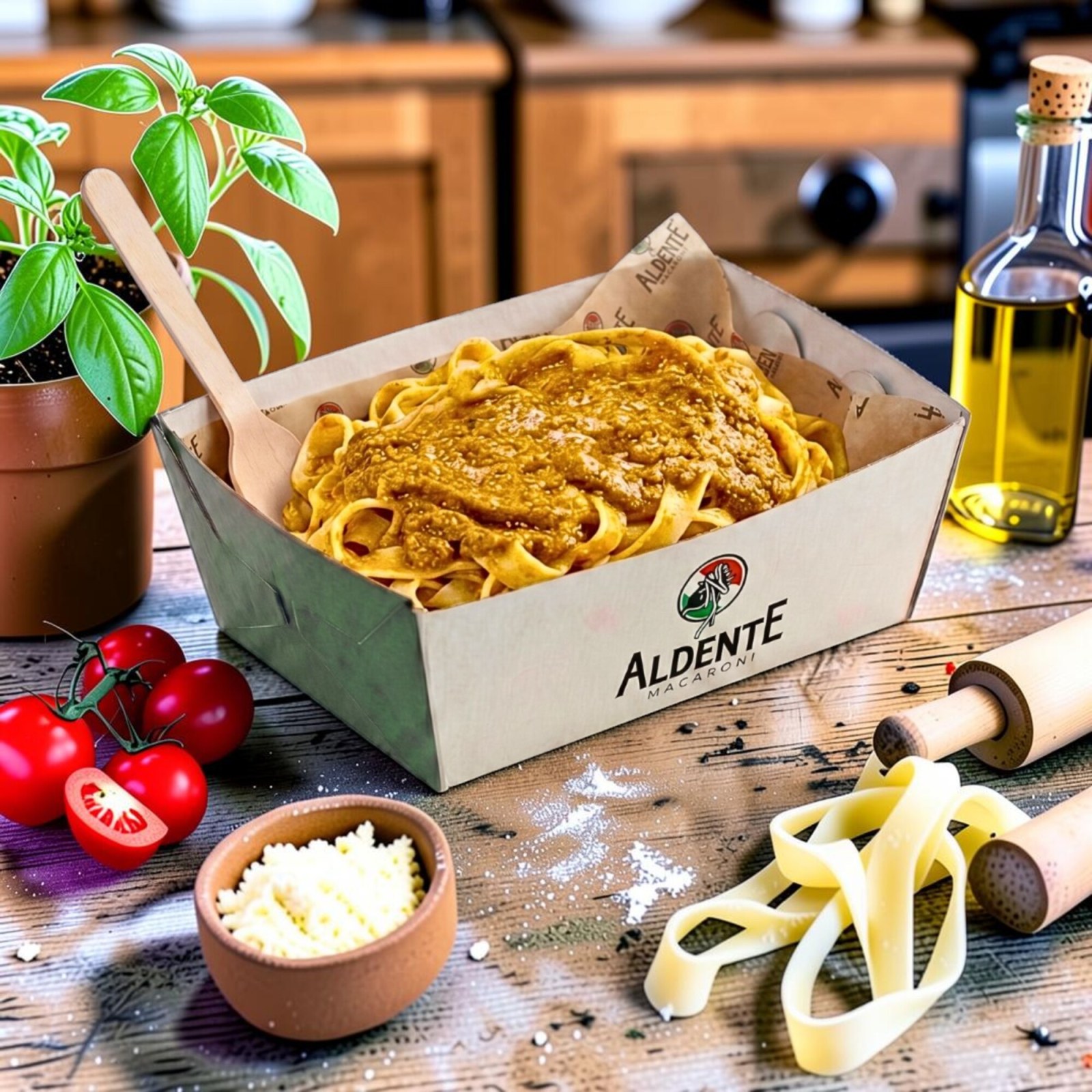 Ricotta Soslu Fettucine