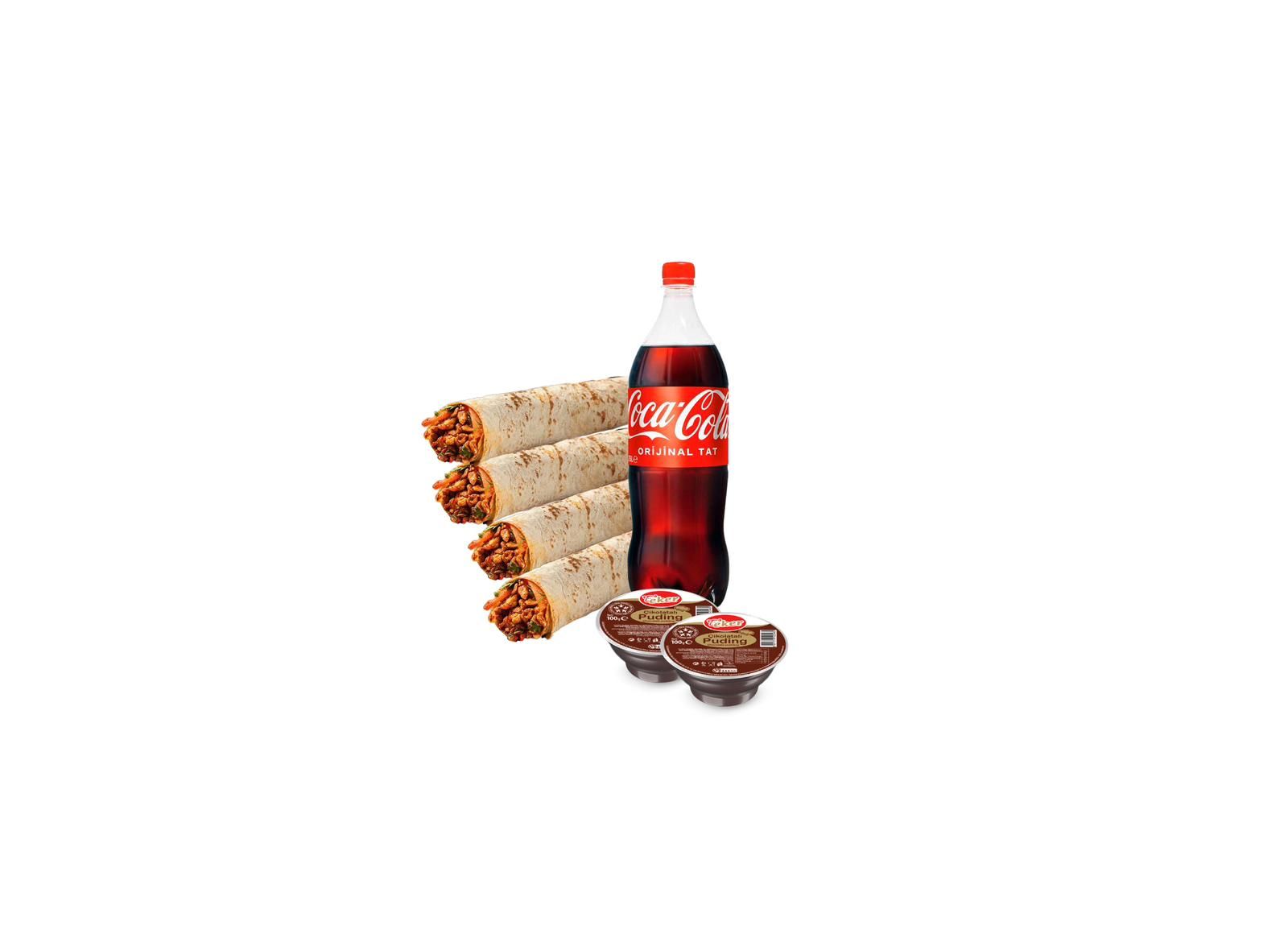 4'lü Tavuk Tantuni Dürüm Menü
