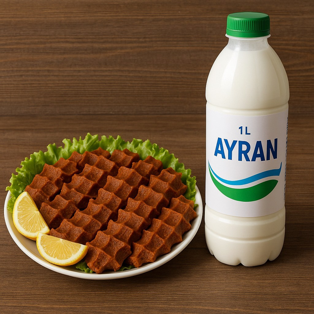 Çiğ Köfte (1 kg.) + 1LT Ayran