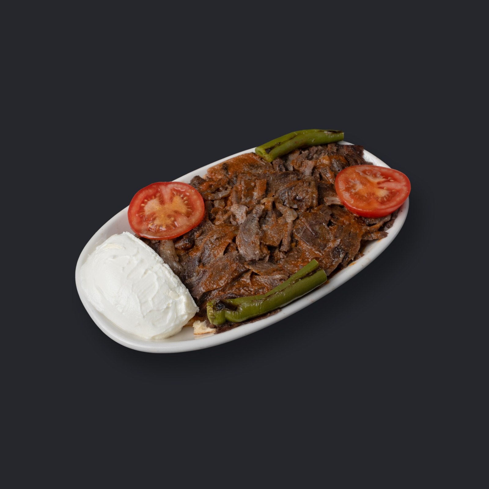 İskender (130 gr. Yaprak Et Dönerden)499