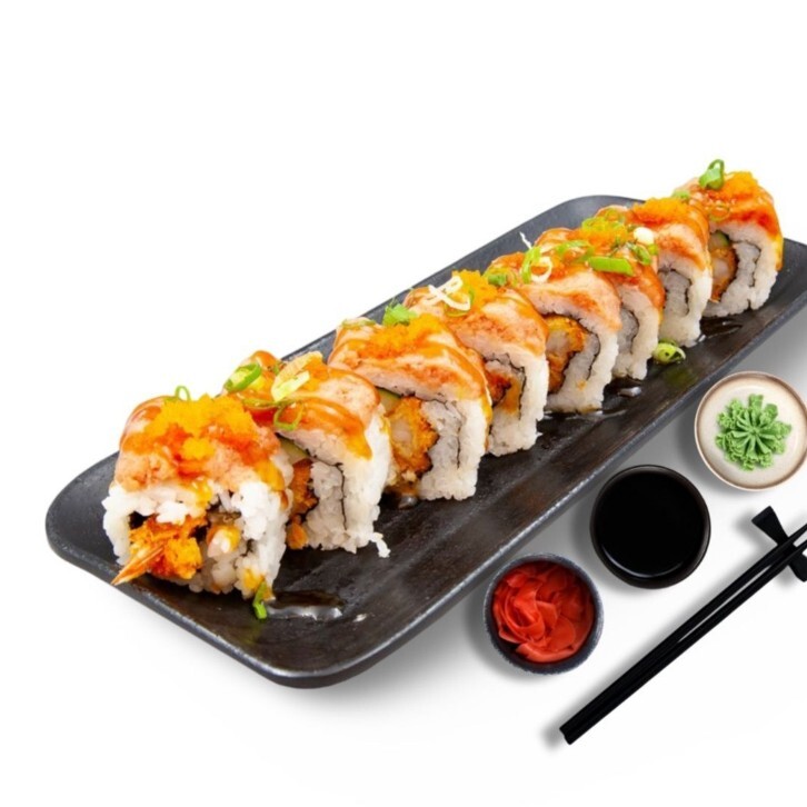 166- Maki Fire Roll (8 Pcs.)