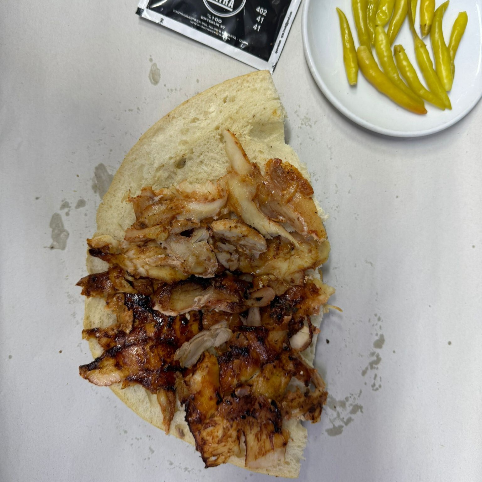 Yarım Ekmek Arası Tavuk Döner (100 gr.)
