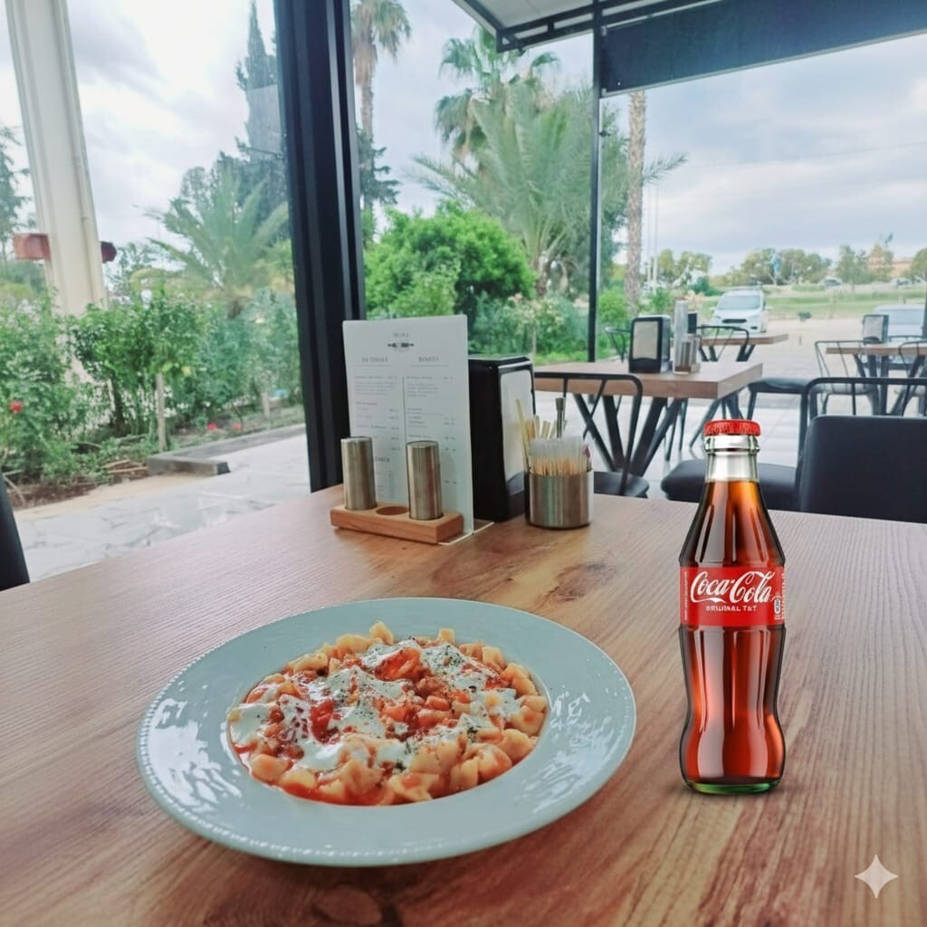 1,5 Porsiyon Kayseri Mantısı + 1 Adet 200 Ml Cam Şişe Coca Cola
