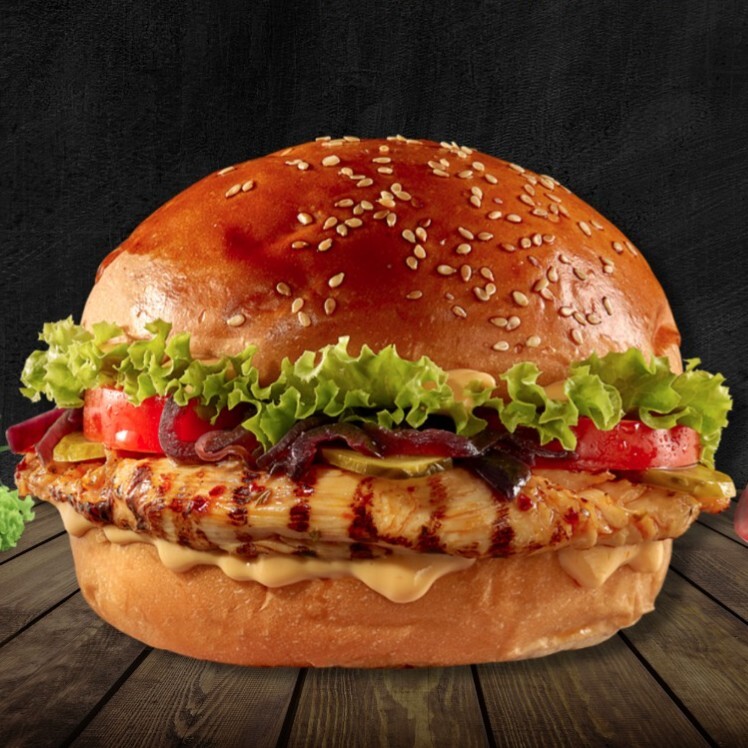 Chicken Filled Burger