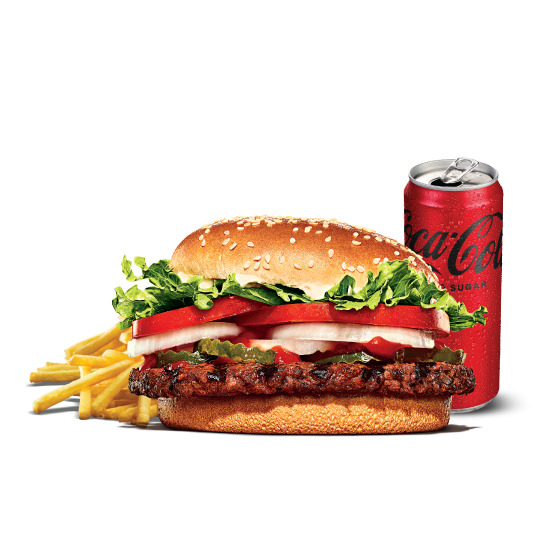 Plant Whopper Menü