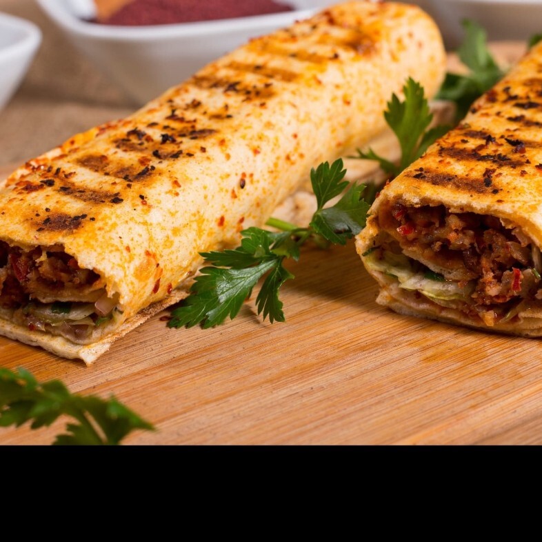 Acılı Kaşarlı Dürüm+Ayran +Turşu