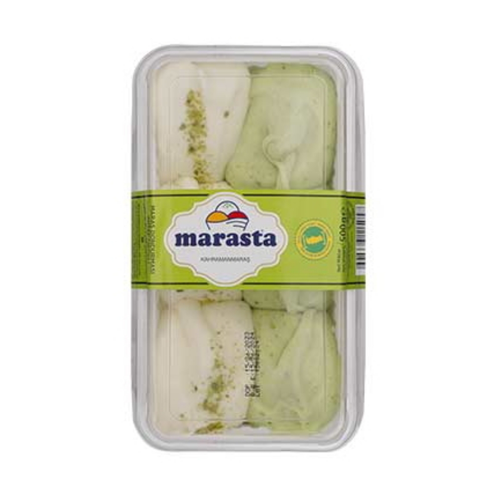 Marasta Fıstıklı - Sade 500 gr Dondurma