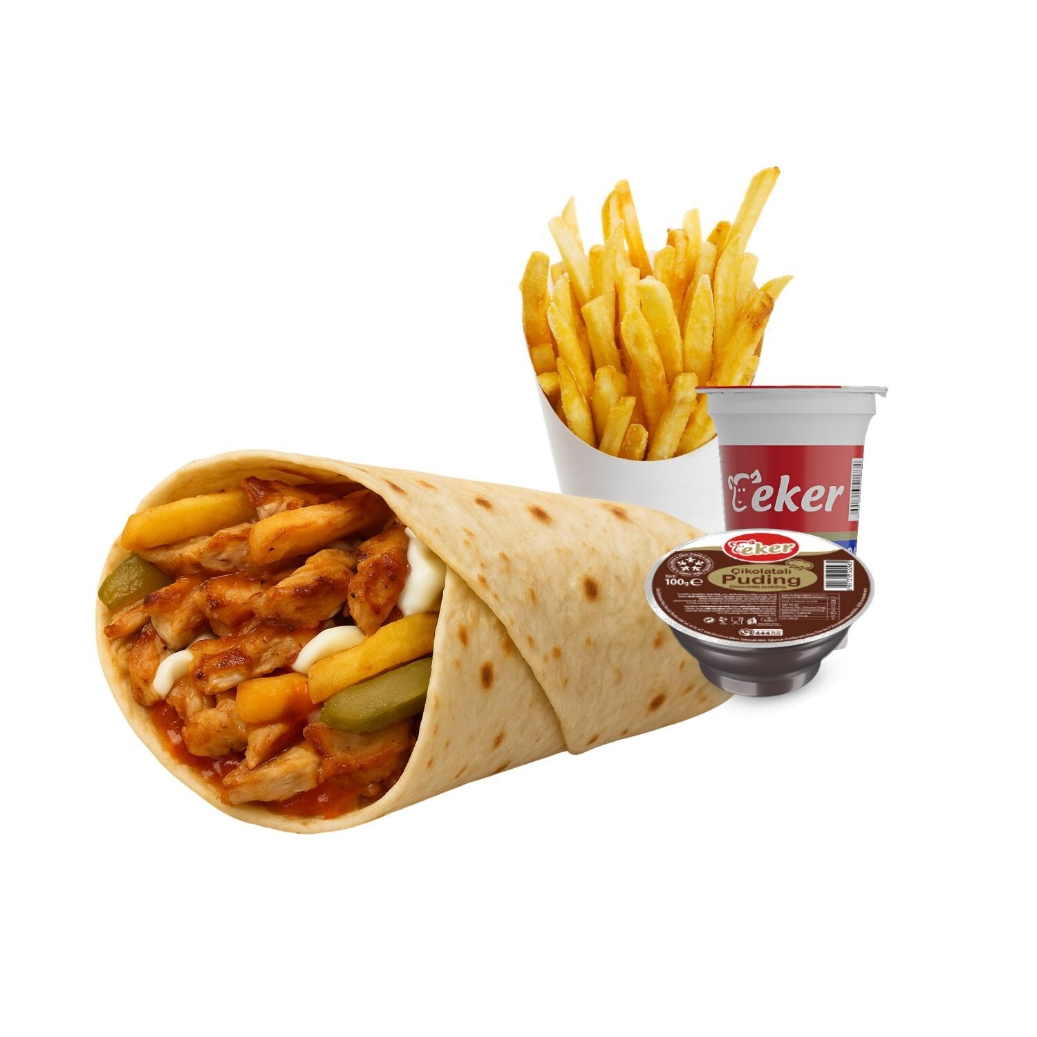Tavuk Dürüm Menü 3