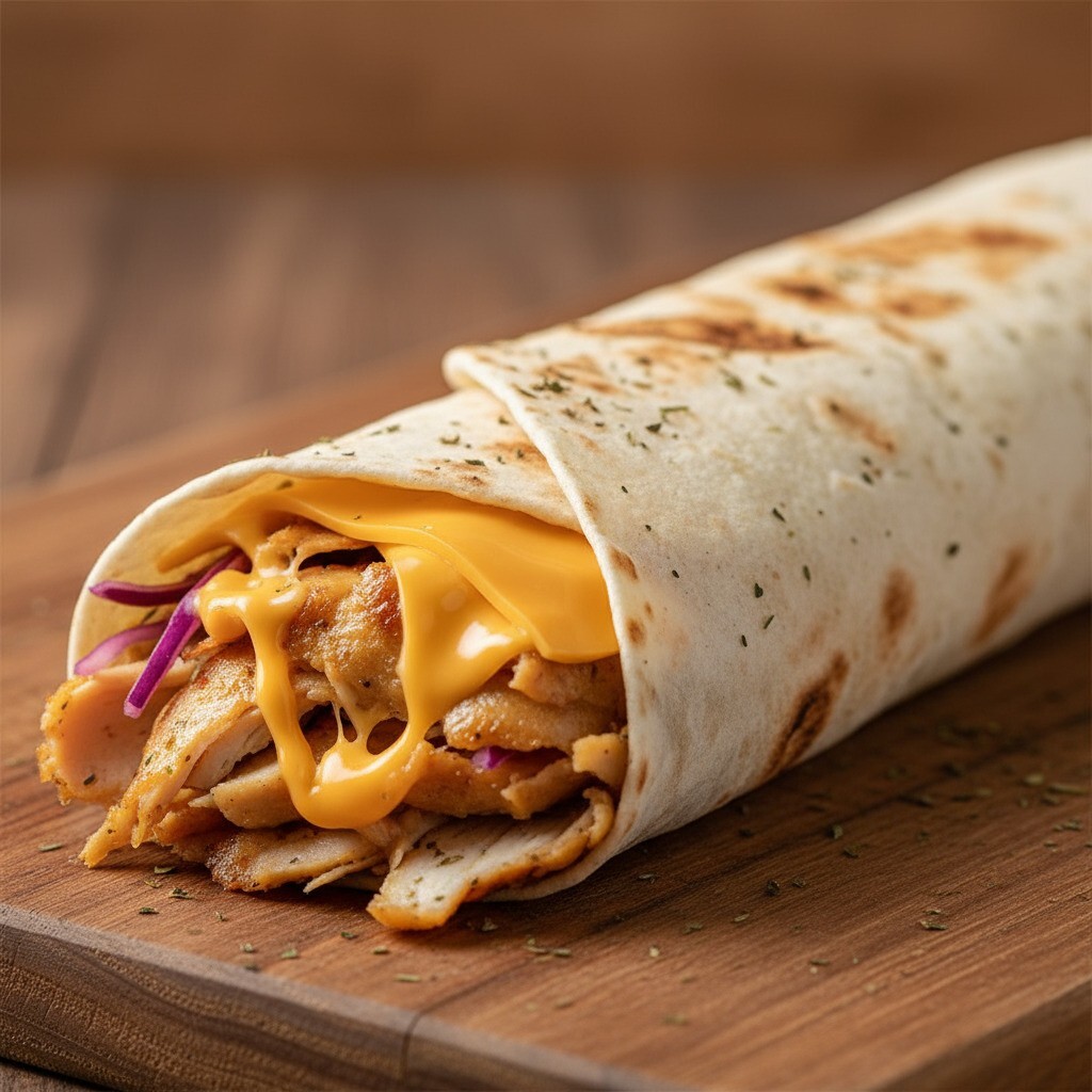 Lavaş Ekmek Tavuk Döner