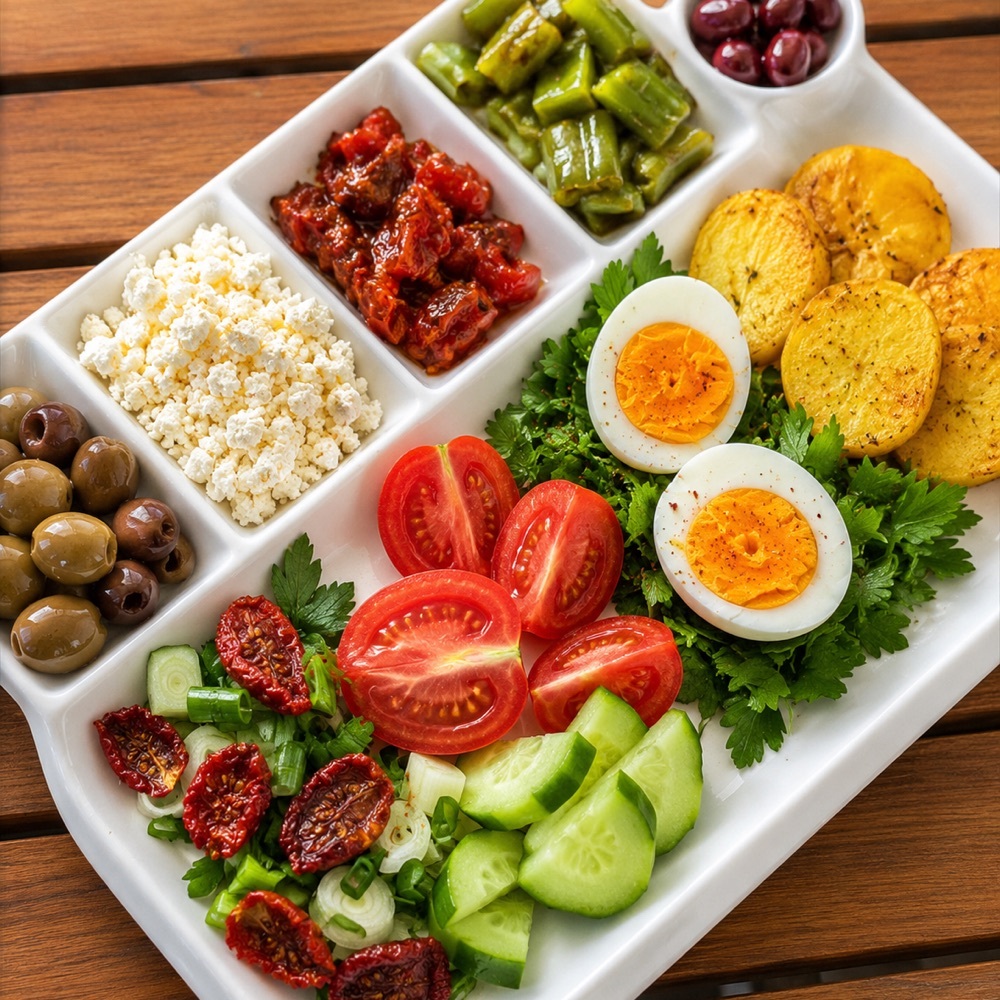 1kişilik Kahvaltı tabağı