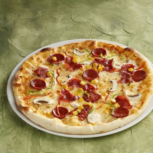 Sucuk Mantarlı Pizza Büyük