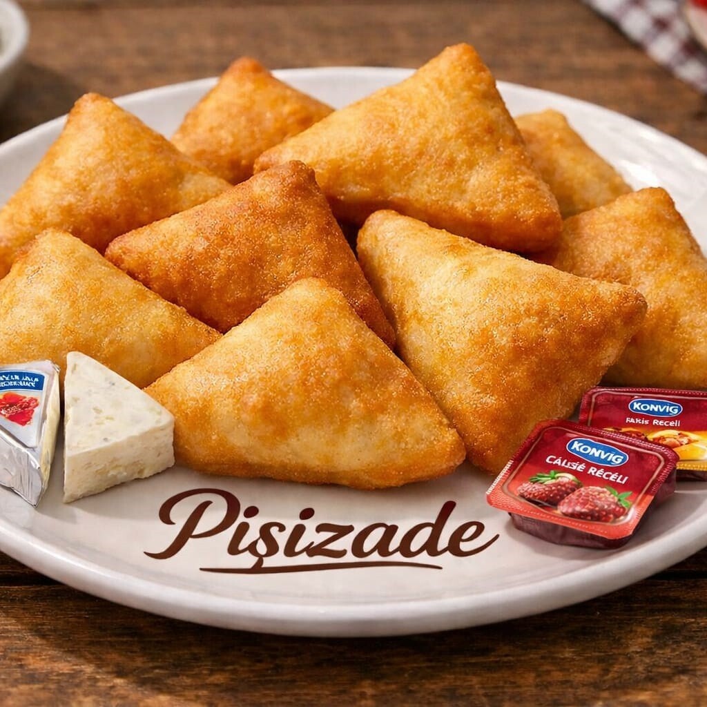 Pişi & Üçgen Peynir (2 Adet) & Reçel