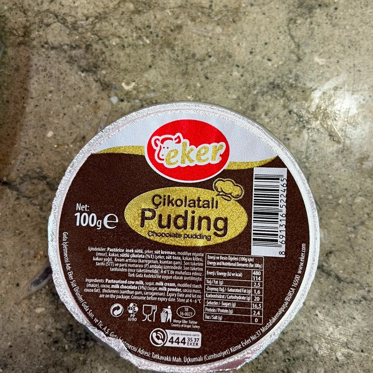 Çikolatalı Puding