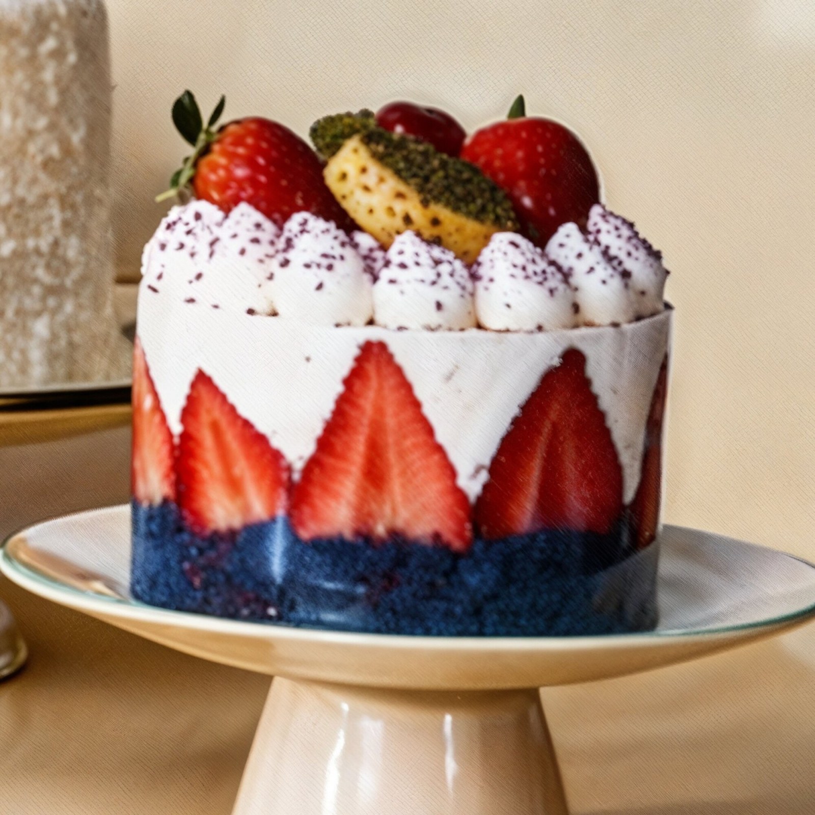 Red Velvet ( Çilek ve Akışkan Çikokatalı){ Görsel değişiklik gösterebilir}