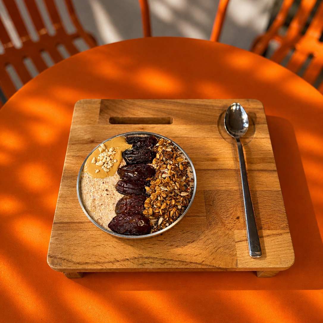 Hurma ve Muzlu Granola Bowl