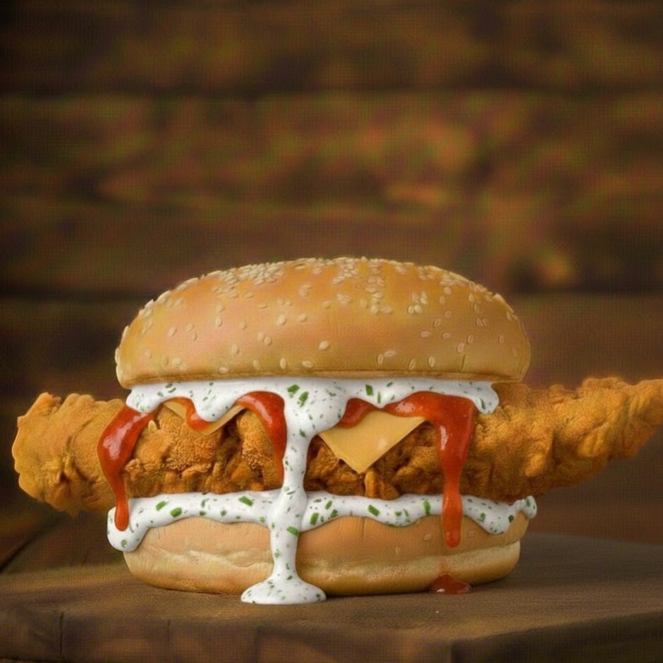 Ranch Burger - Patatessiz