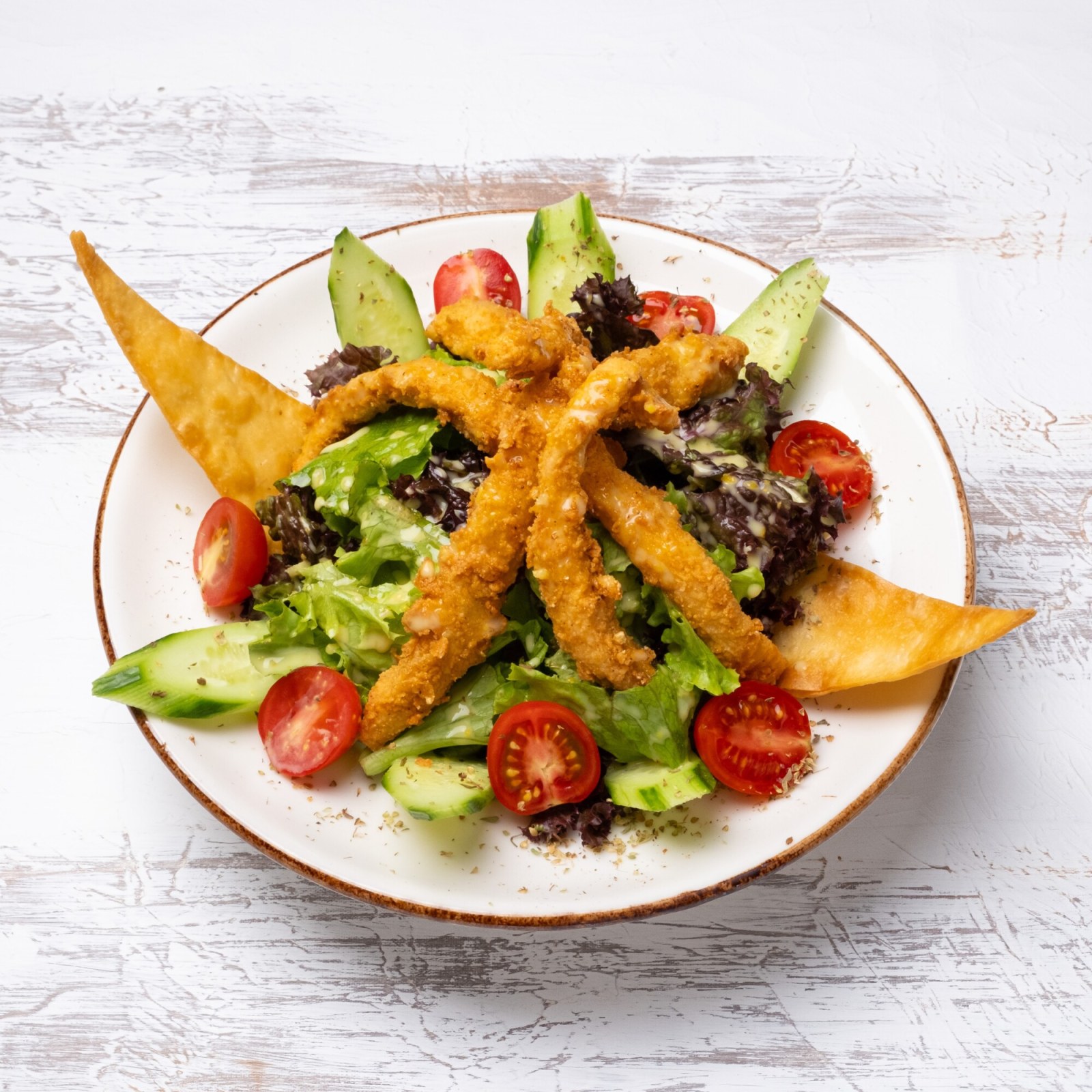 Çıtır Tavuk Salata