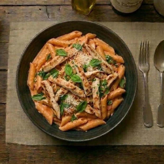 Rose Soslu Tavuklu Penne