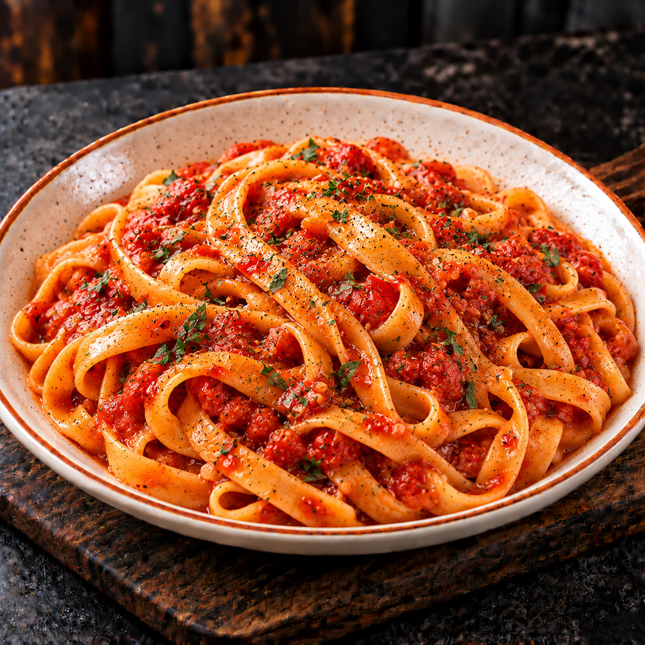 Fettuccine Napolitan