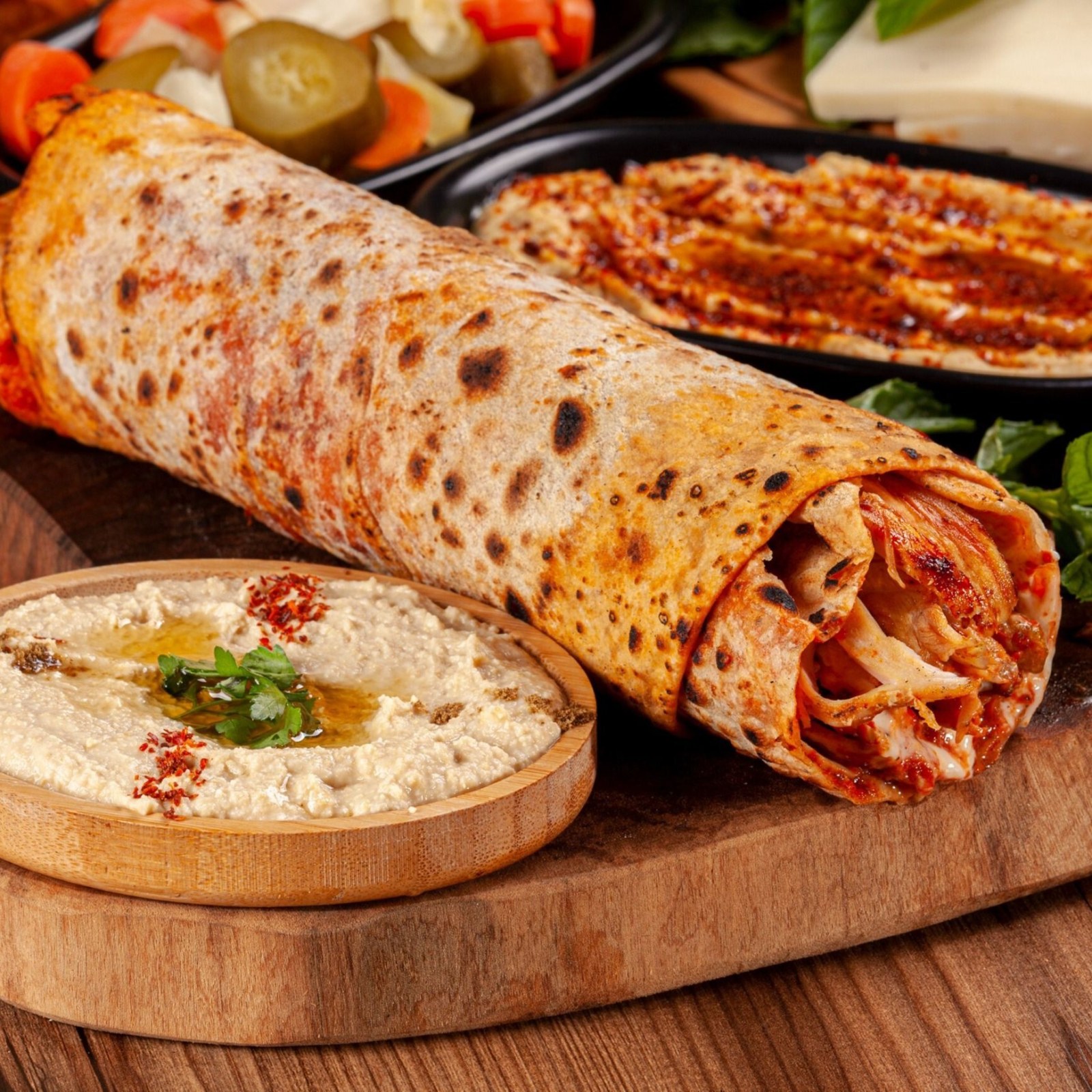 Antakya Usulü Tavuk Döner Dürüm