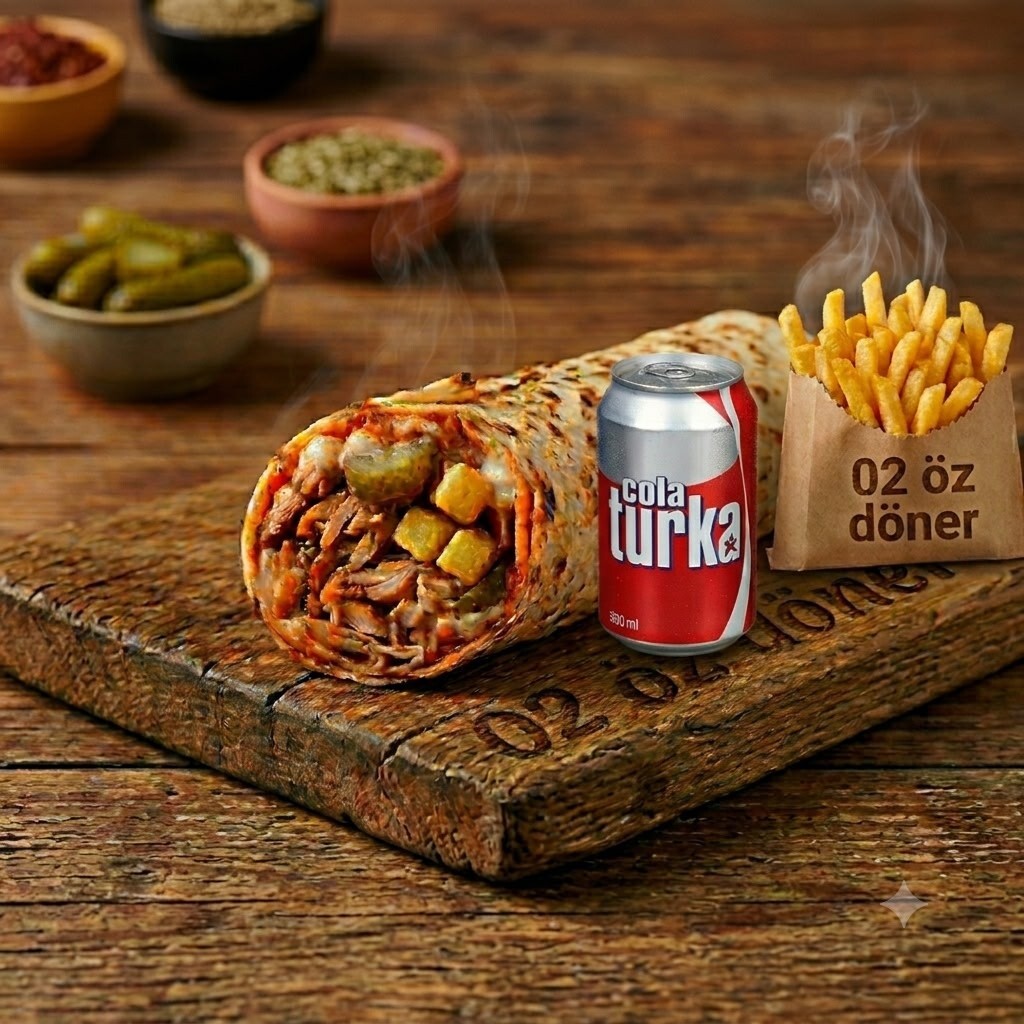 Tavuk Combo (80 Gr)( Döner+Kutu Kola+Patates)