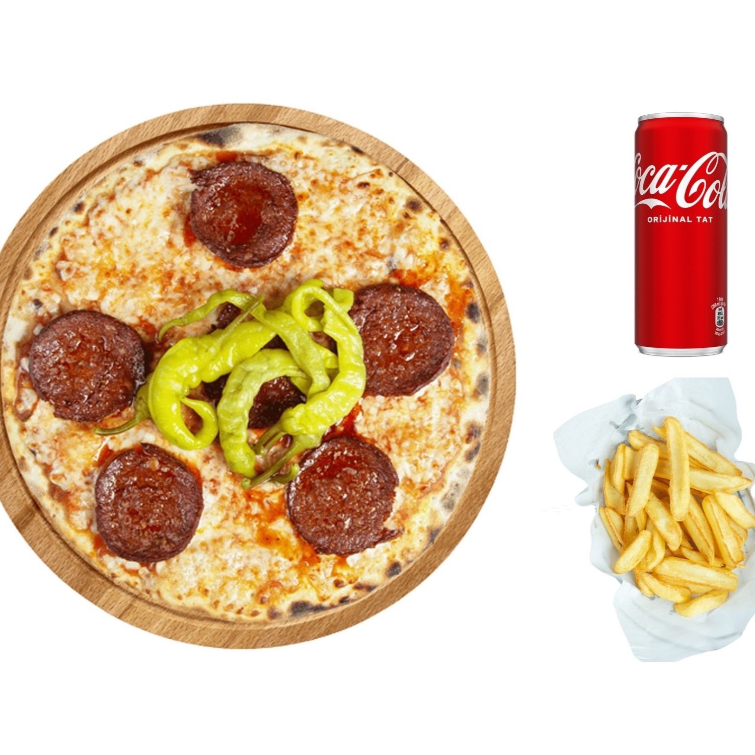 Kasap Sucuklu Pizza (Büyük)