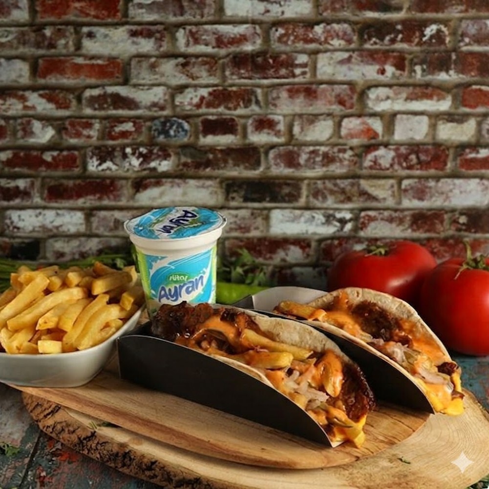 2'li Et Dönerden Taco Menü