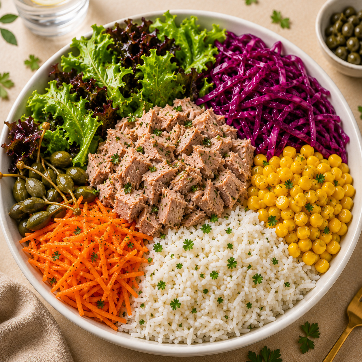 Ton Balıklı Bowl