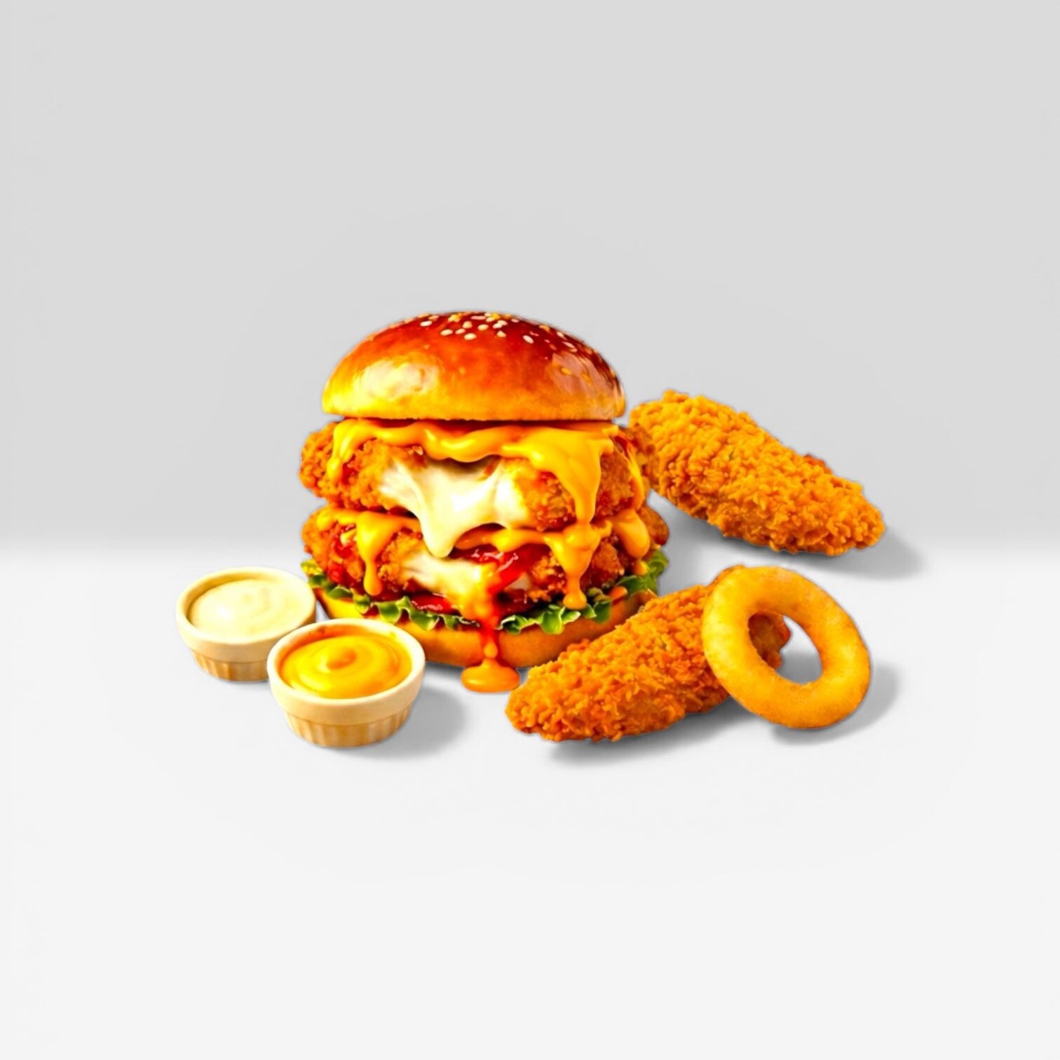 Cheese Crispy Burger Mix