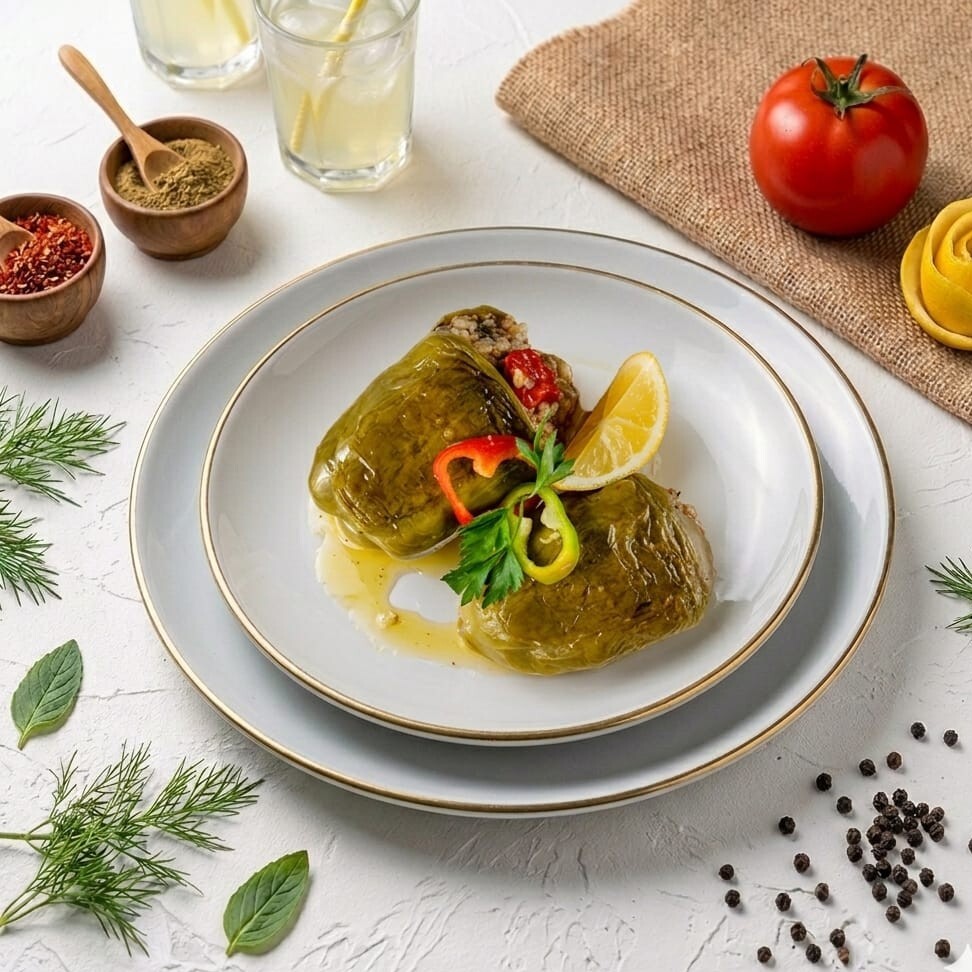 Zeytinyağlı Biber Dolması