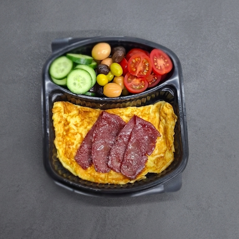 Pastırmalı Omlet Tabağı