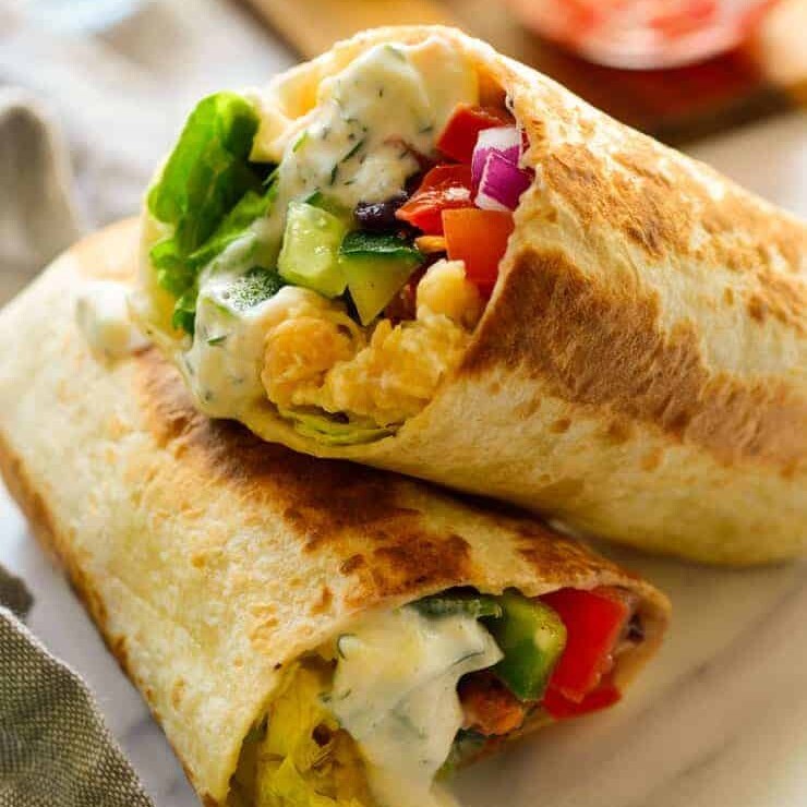 Garlic Vegan Wrap