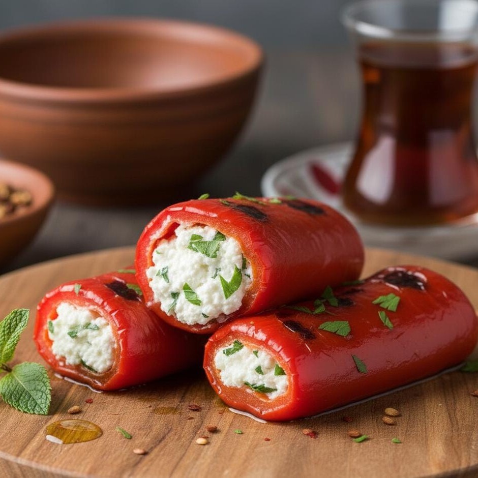 Közlü Biber Peynir Sarması