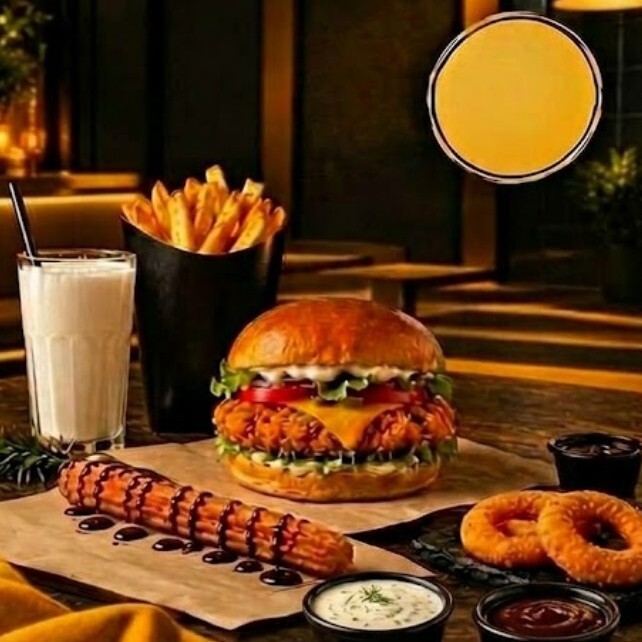 Avantajlı Chicken Burger Menü