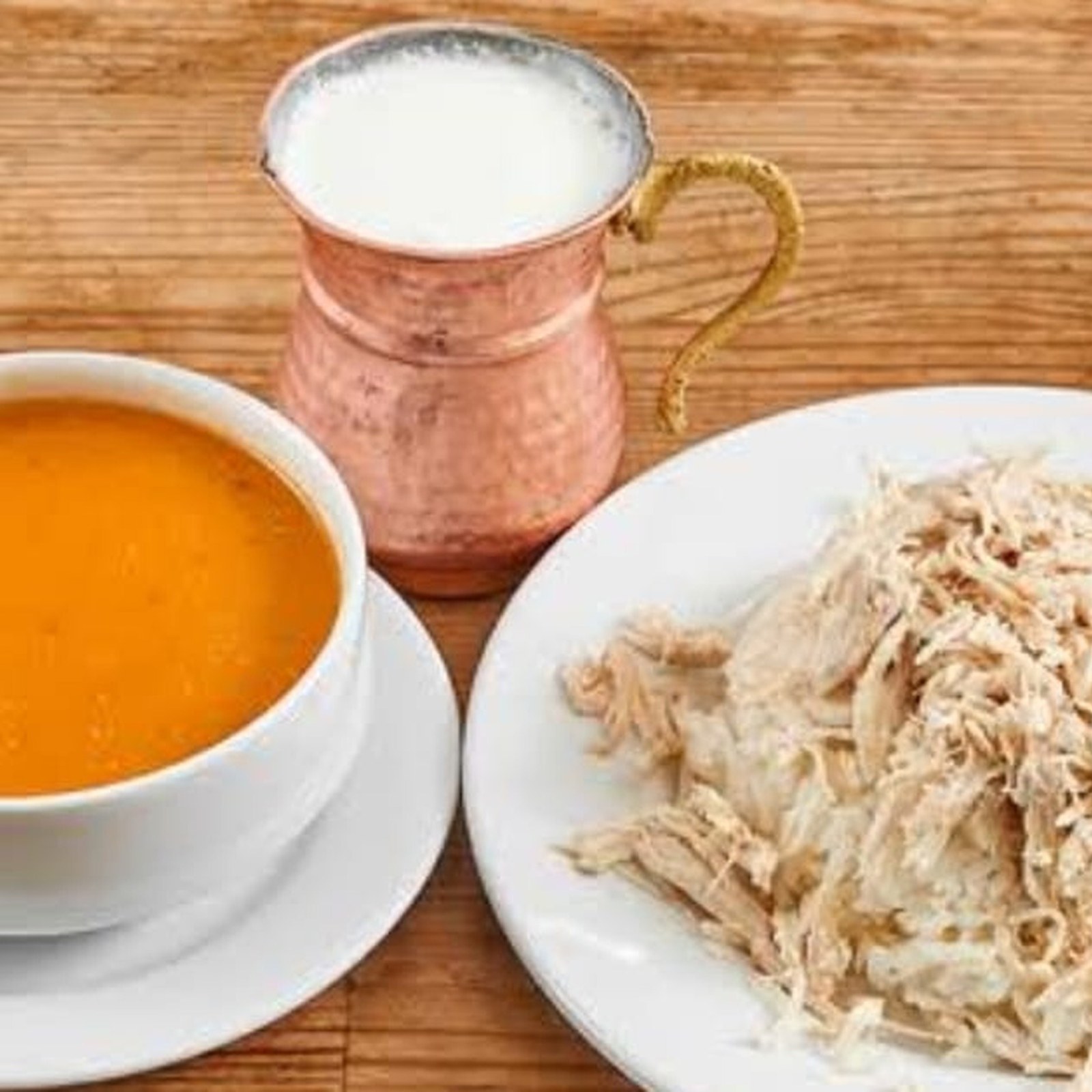 Nohutlu Tavuklu Pilav (1,5 Porsiyon )+Çorba+Ayran