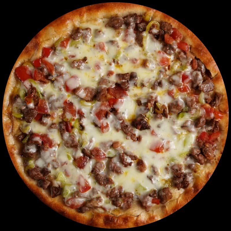 Kuşbaşılı Kaşarlı Yumurtalı Pide