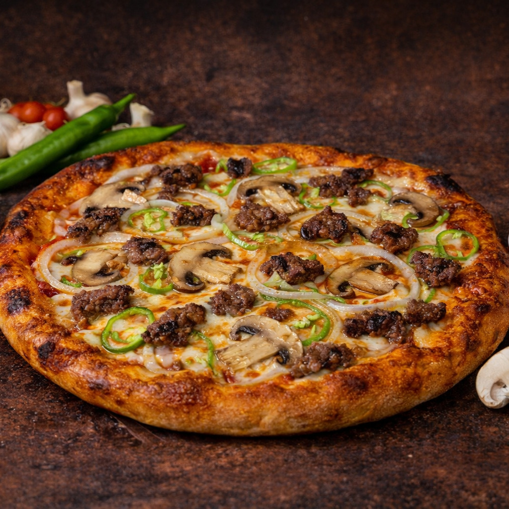 Köfteli Pizza (Küçük Boy)