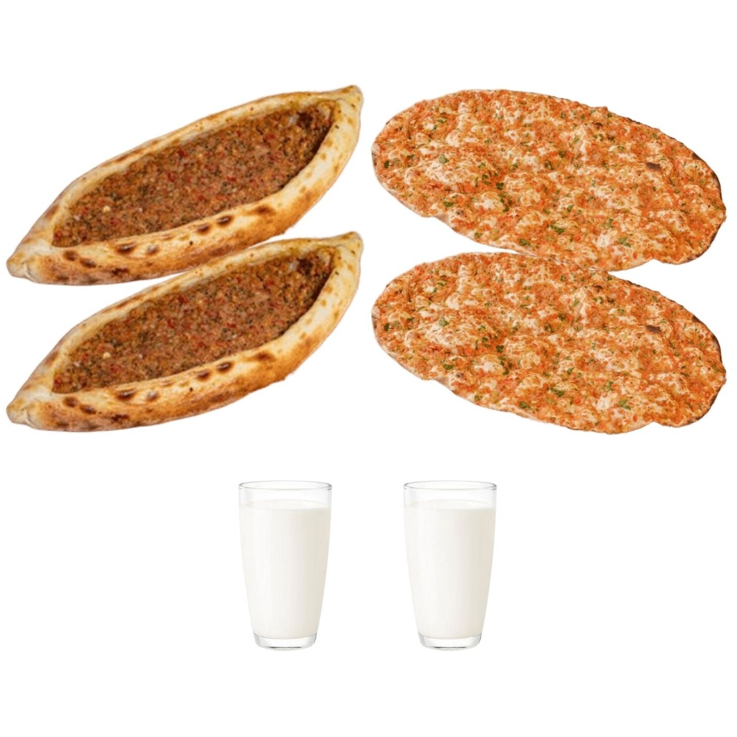 2 'Li Kıymalı Cantık & 2'Li Lahmacun Menü