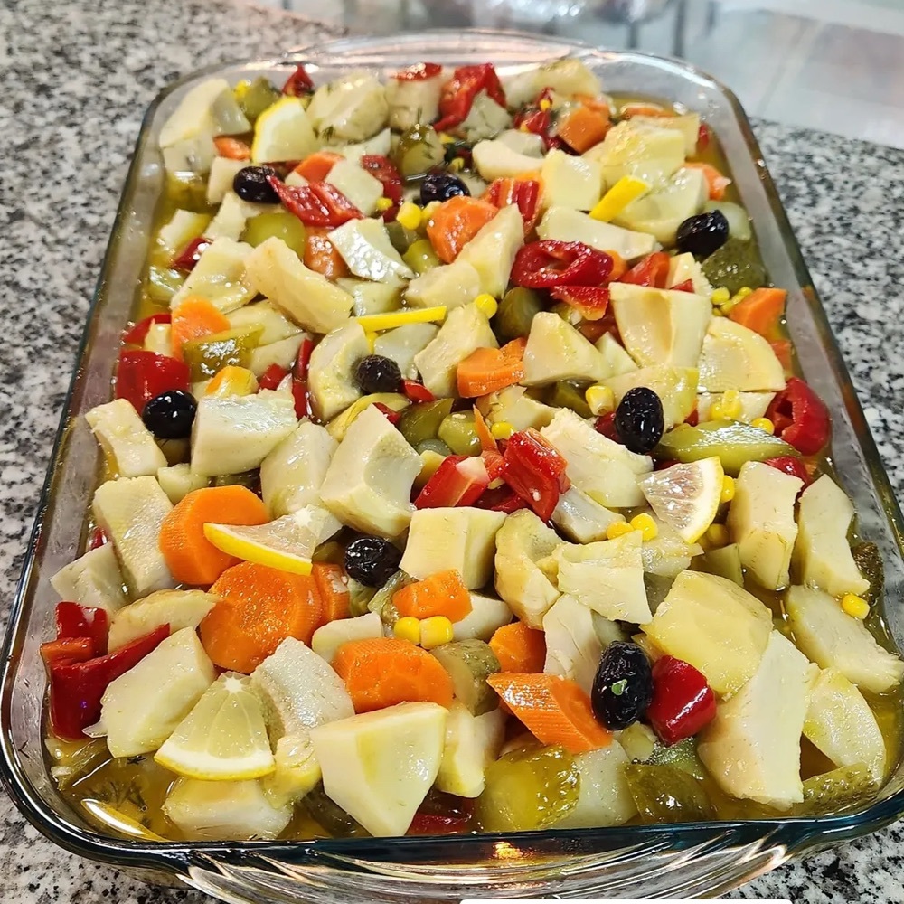 Enginar salatası