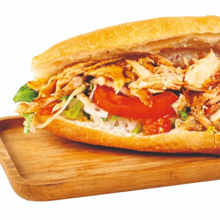 Eski Usul sandiviç Ekmek Arası Tavuk Döner