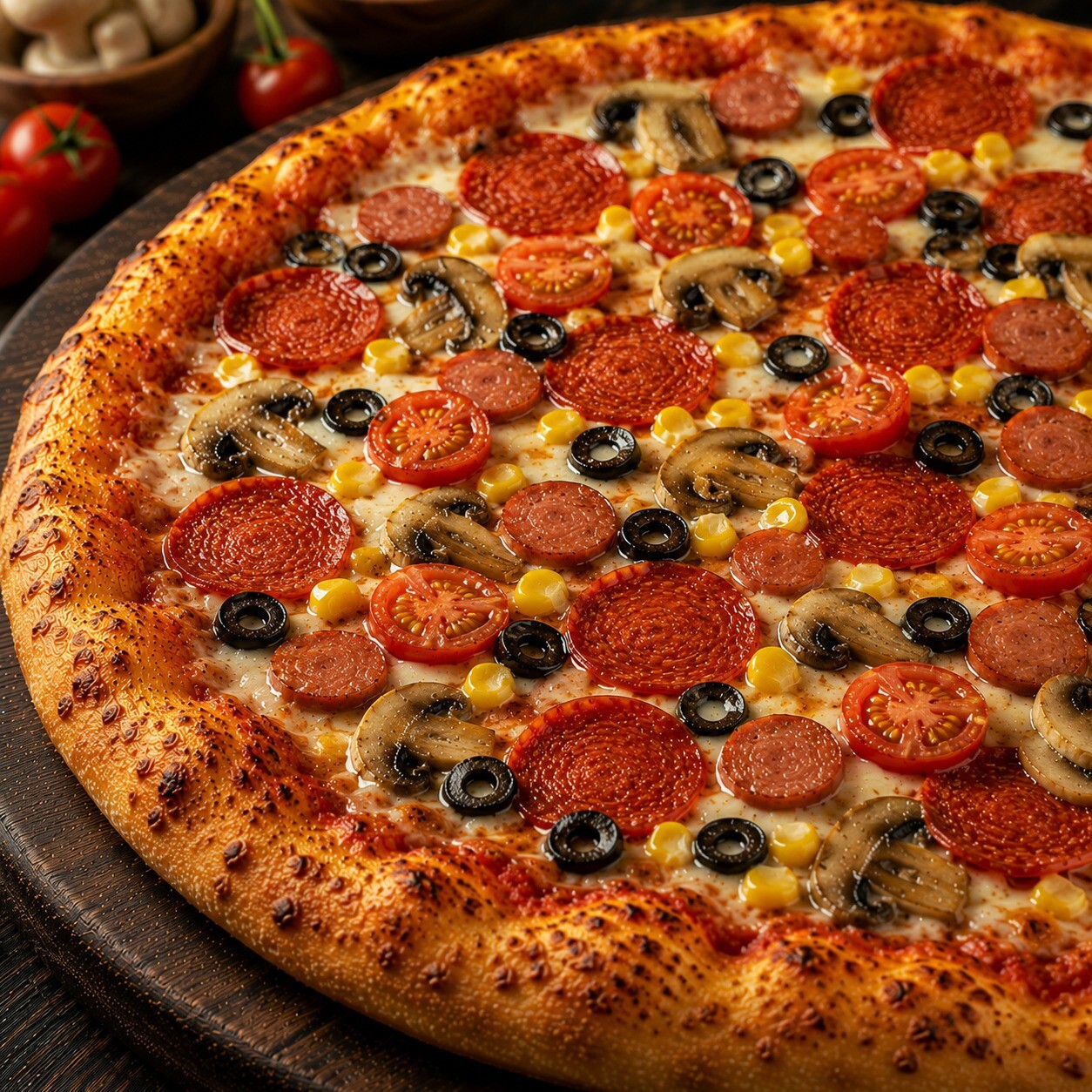 Karışık Pizza (Orta Boy)
