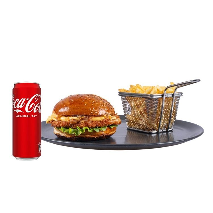 Cheddar Crispy Chicken Burger Menü