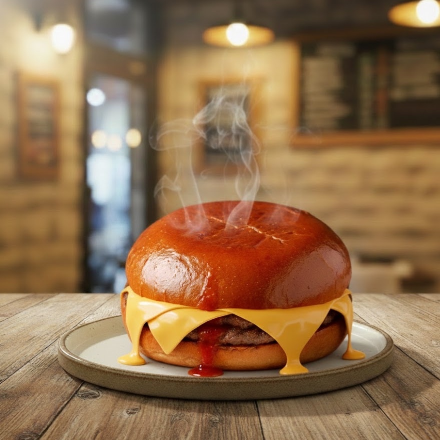 Kaşarlı Islak Hamburger