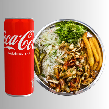 Porsiyon Tavuk Döner + 330 ml Coca-cola