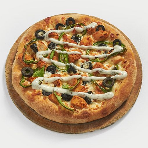 Sarımsaklı Tavuklu Pizza (Orta)